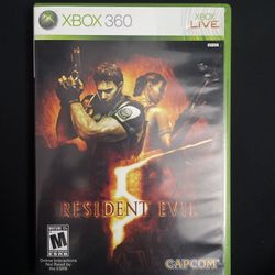 Resident Evil 5: Xbox 360 - GOOD CONDITION