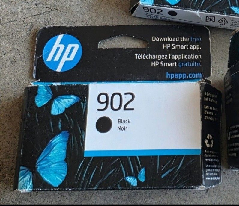 New 902 902xl Black Ink Cartridge For Hp