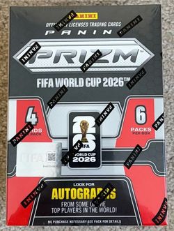 2026 Panini Prizm FIFA World Cup Soccer Blaster Box - Factory Sealed