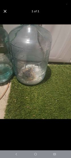 Vintage 5 gallon glass sparklers jug