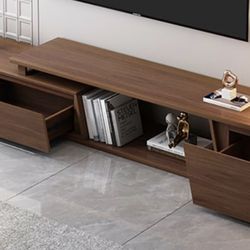 Fero 71"-110" Extendable TV Stand With 3 Drawers