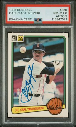 Carl Yastrzemski Autograph