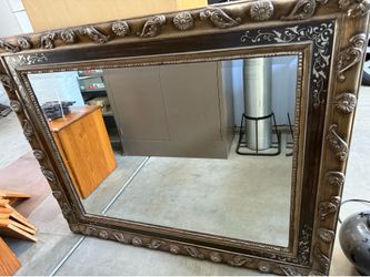 Vintage Wooden Mirror