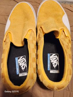 VANS   Slip-On Checkered Yellow 11