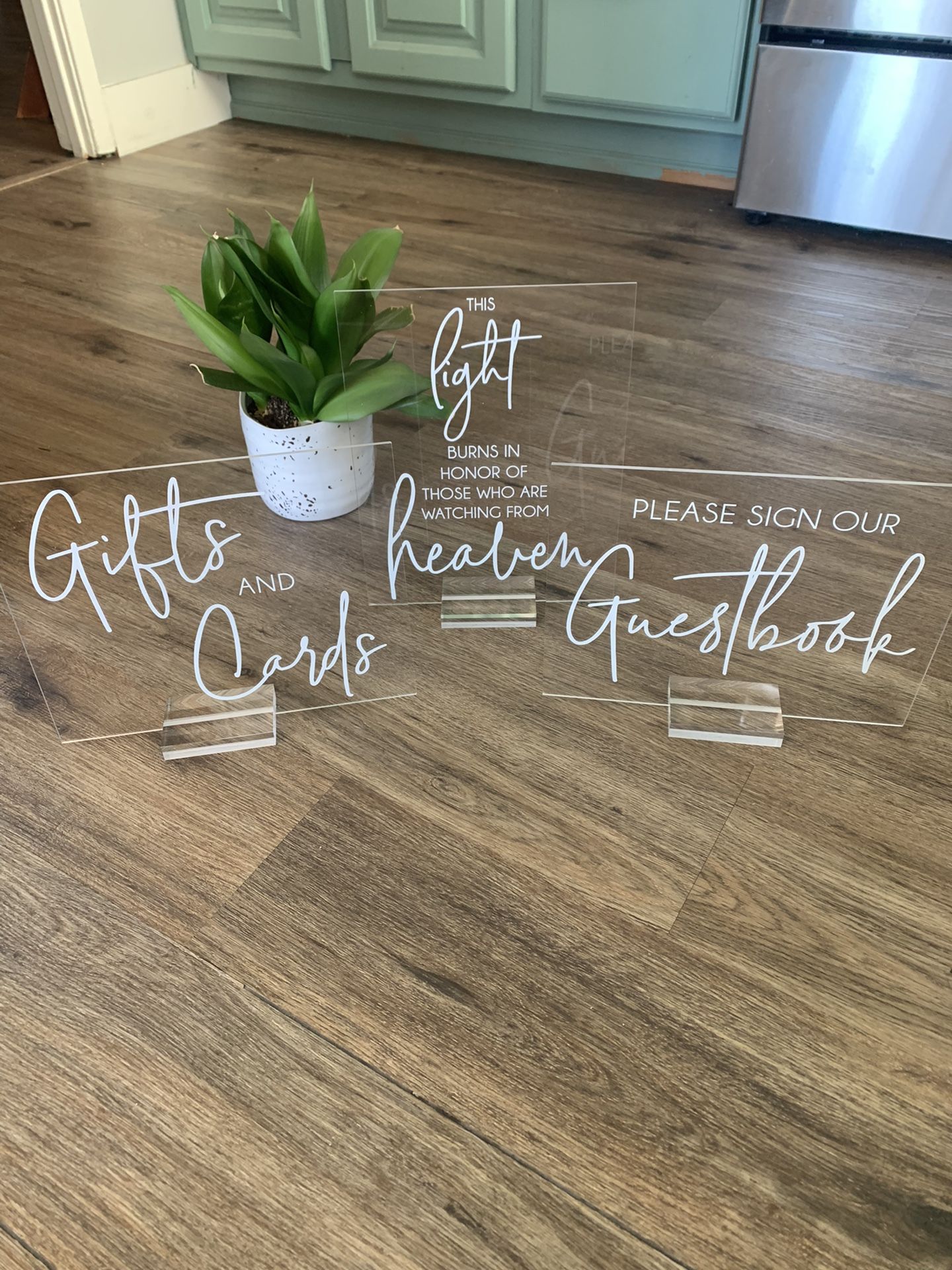 Signs for Wedding Welcome Table