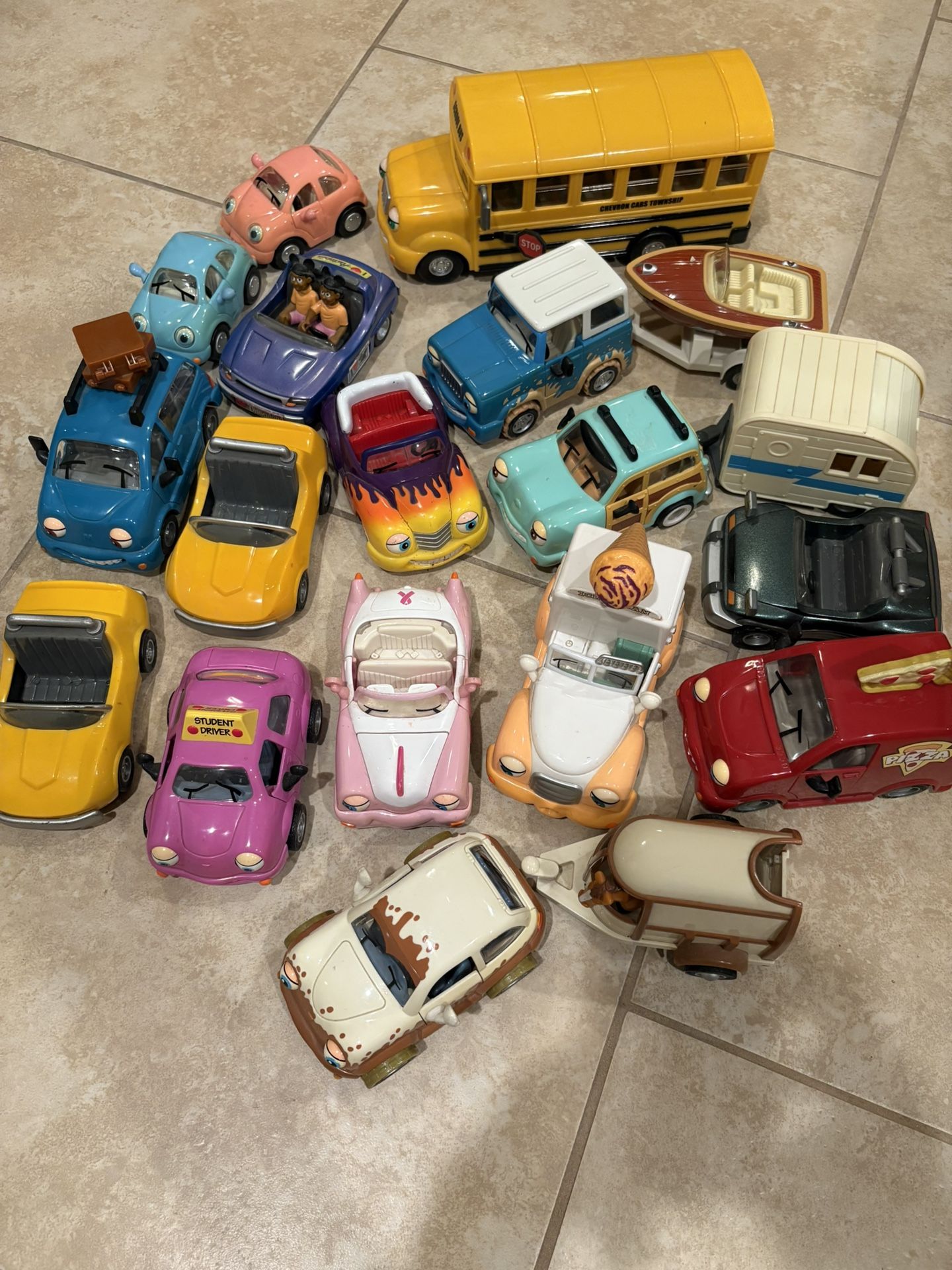 HUGE LOT OF CHEVRON TOY CARS