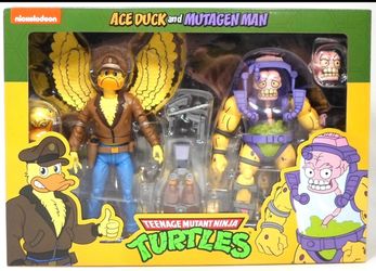 NECA TMNT 2021 ACE DUCK & MUTAGEN MAN 7'' ACTION FIGURES NINJA TURTLES