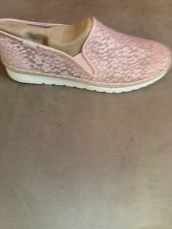 Skechers Pink Floral Lace Slip-On Espadrilles US women size 8