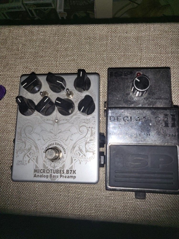Guitar Pedals Darkglass B7k And Noise Gate