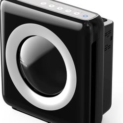 Coway AP-1512HH Mighty Air Purifier with True HEPA and Eco Mode, black/silver, 16.8 x 18.3 x 9.6