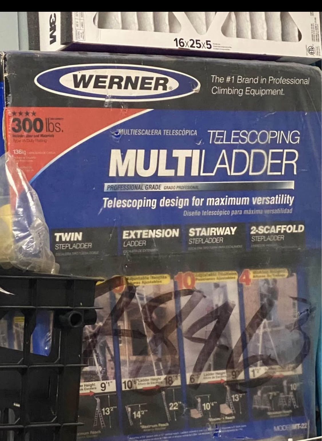 Brand New Werner 22 ft Adjustable Ladder