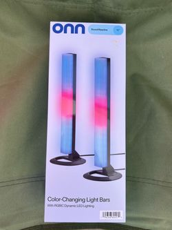 ONN 12" Sound Reactive Color-Changing Light Bars