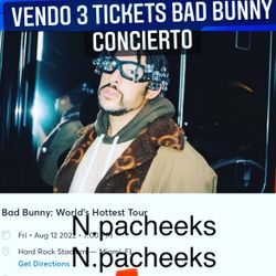 Tickets Bad bunny 