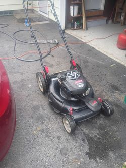 Craftsman 190cc self propelled push mower
