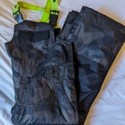 Boys DC Shoes Snow Bibs