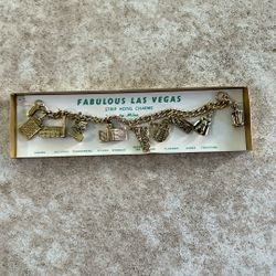 1960s Las Vegas charm bracelet