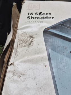 Heavy Duty 16 Sheet Paper Shredder