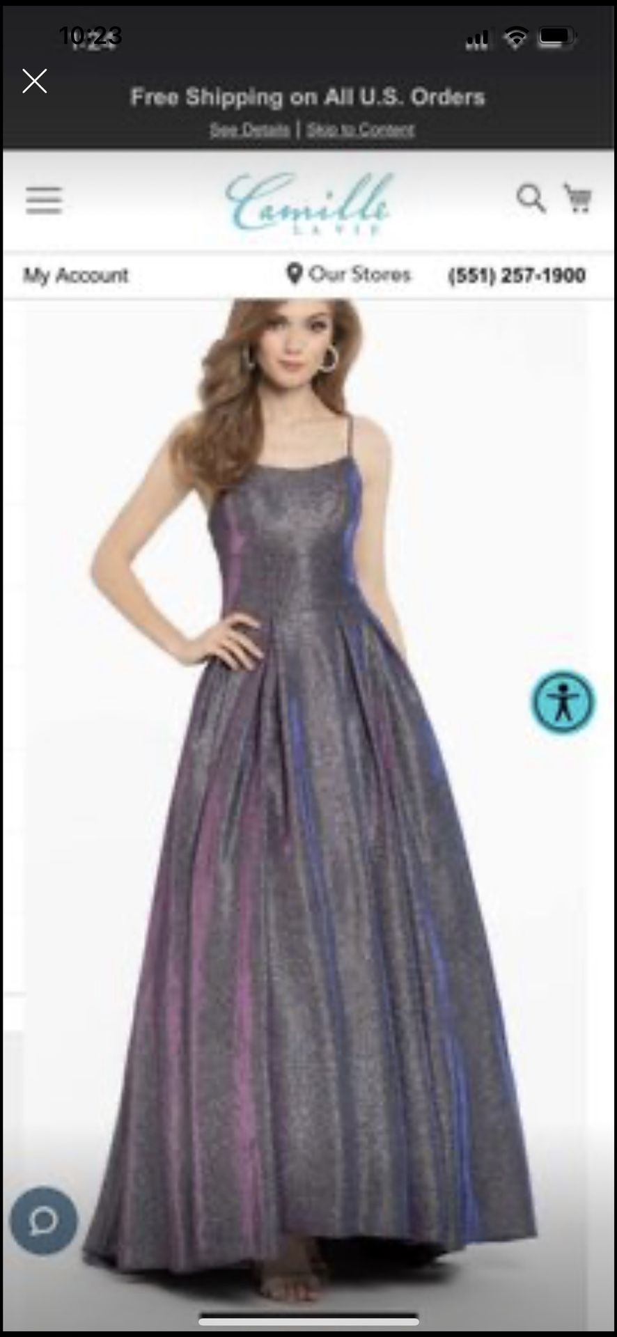 Shimmer Ballgown - Prom Dress