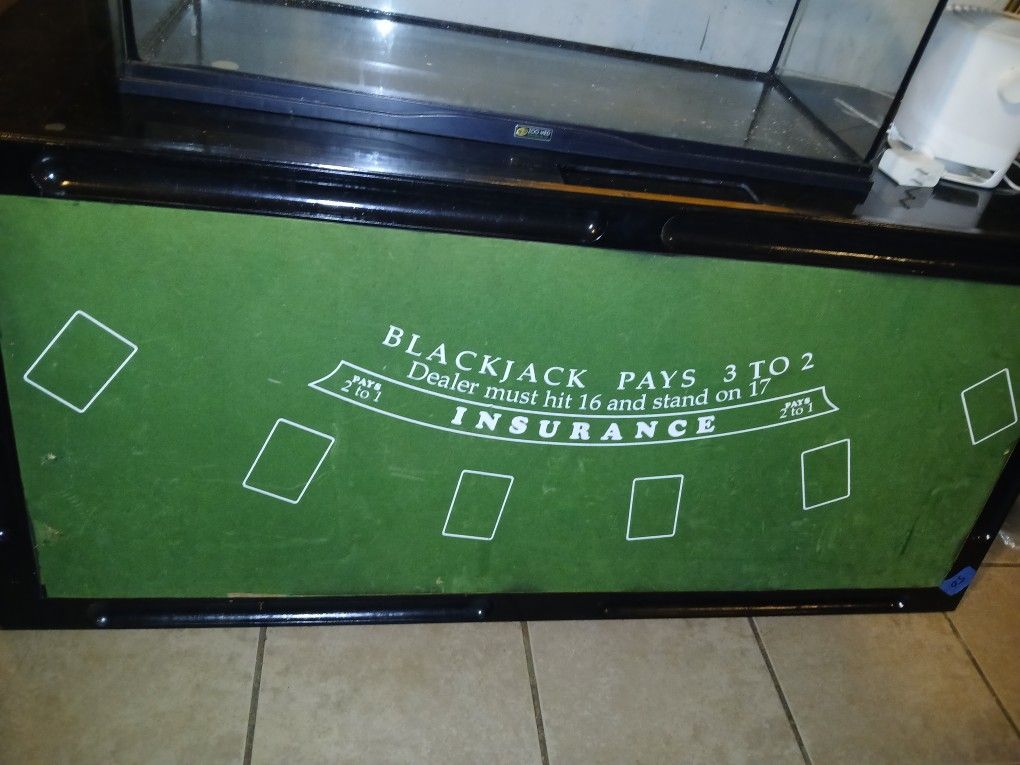 Double Sided Blackjack Table Top