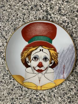 Red Skelton Clown “Happy” Collector plate