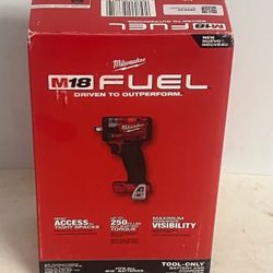 Milwaukee New 1/2” High Torque Impact Wrench 18M Fuel 4th Generation 