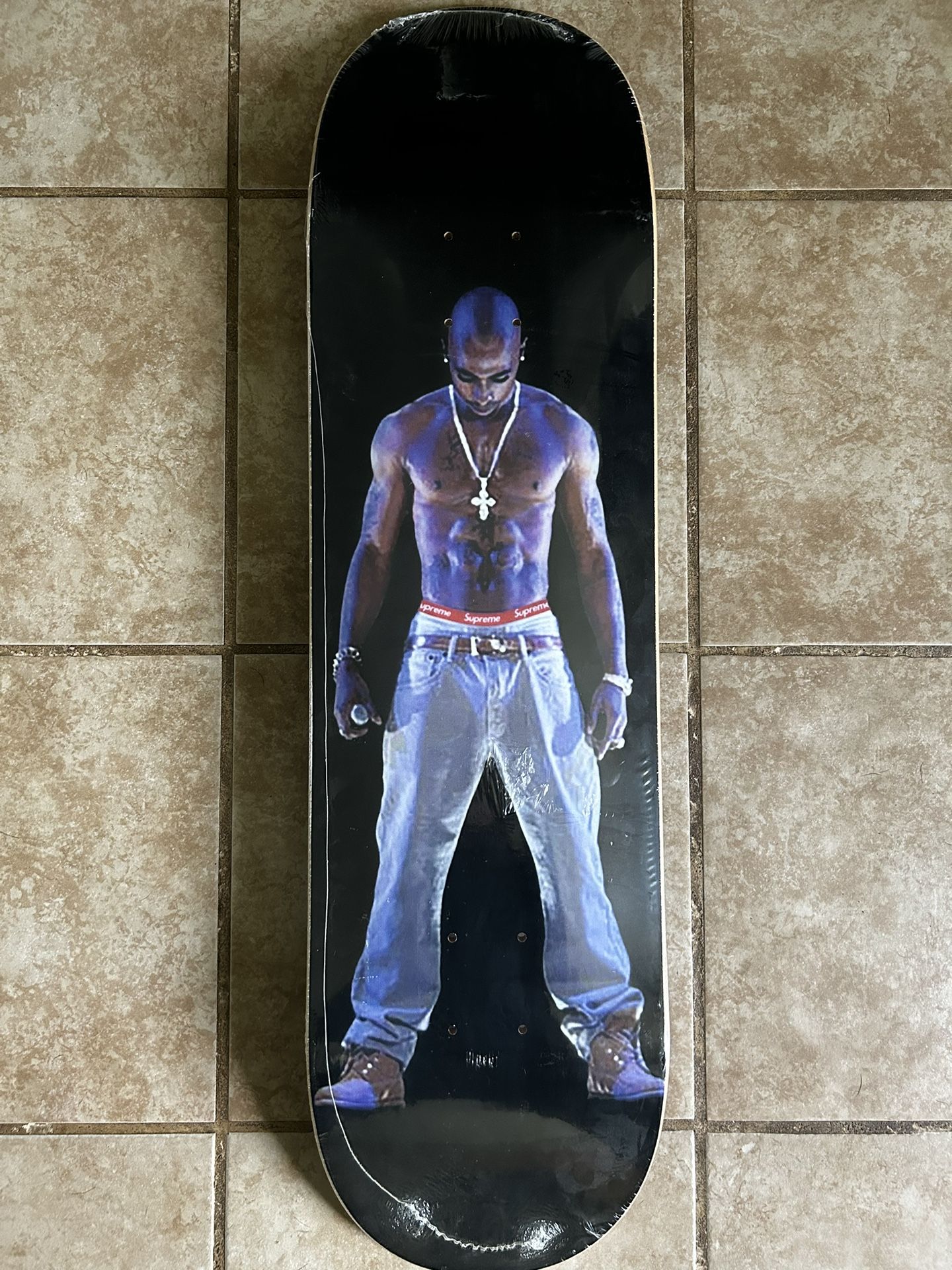 2pac Supreme Ss20 Tupac Hologram Skateboard Deck STOCKX Authentic 2 Pac