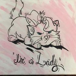 Disney’s Marie Of The Aristocats Canvas Painting