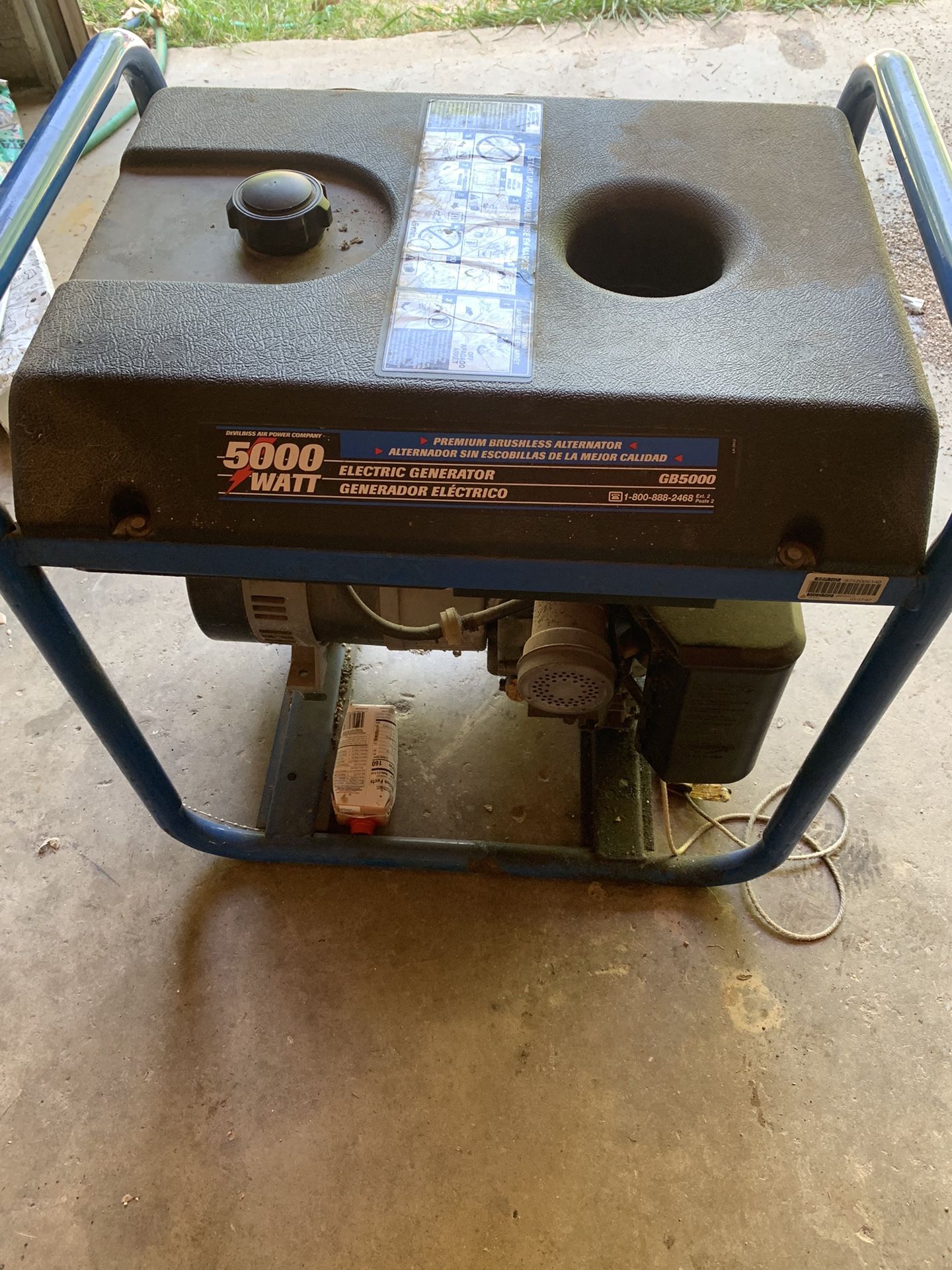 Briggs & Stratton GB5000 GENERATOR