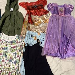 Girls Clothes Lot - Disney Princess, Moana, Rapunzel, Bluey, Jackets, Jeans size 4t