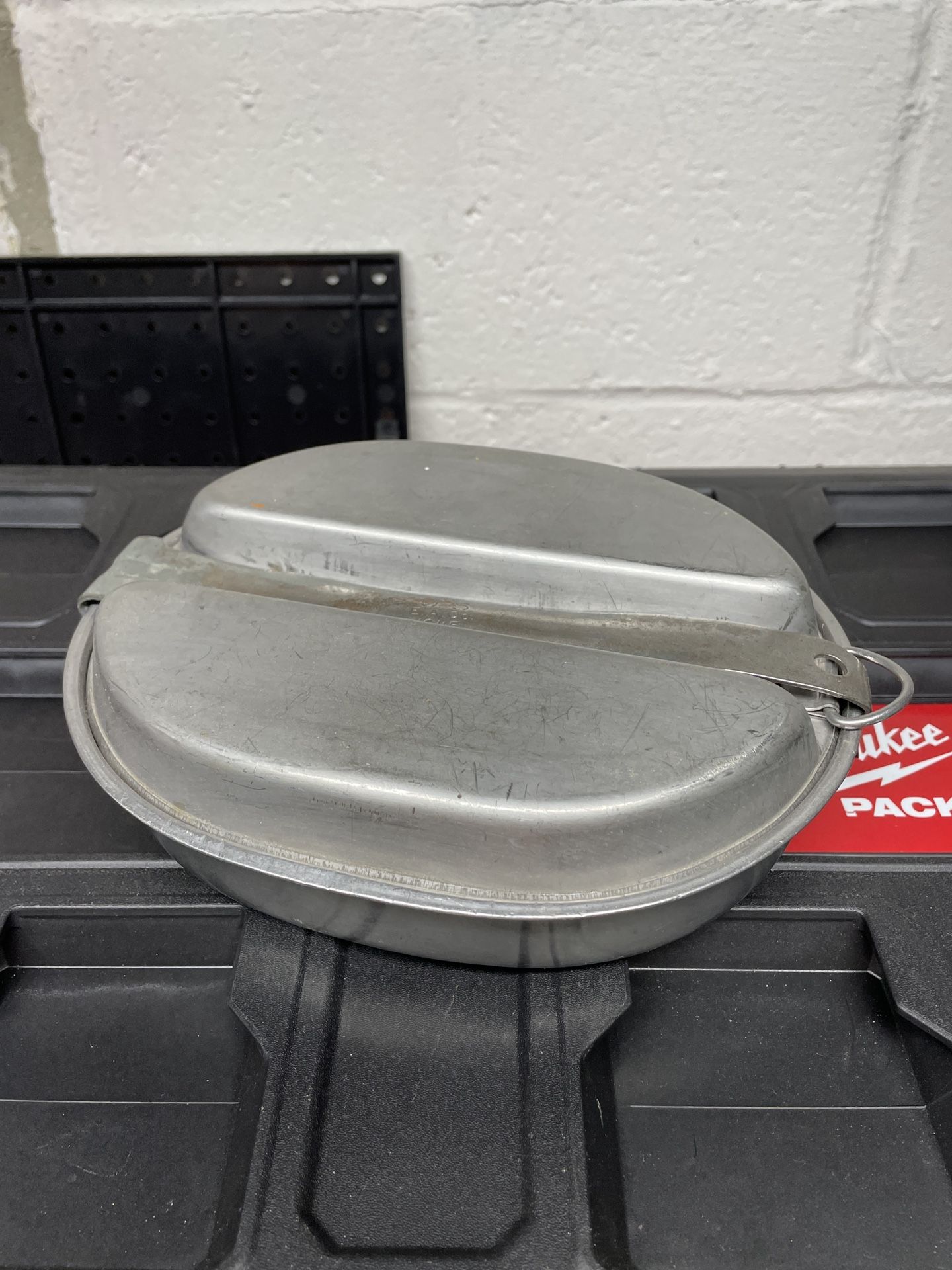 Vintage 1945 Military Mess Kit With Utensils