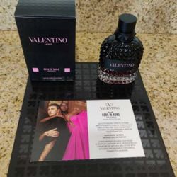 VALENTINO UOMO BORN IN ROMA INTENSE EAU DE PARFUM SPRAY  3.4 Oz / 100 ml FOR MEN