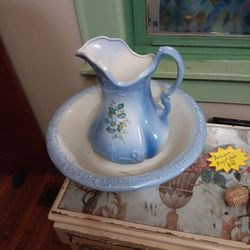 Antique Pitcher And Basin