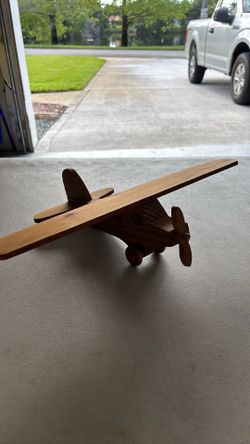 Wooden airplane