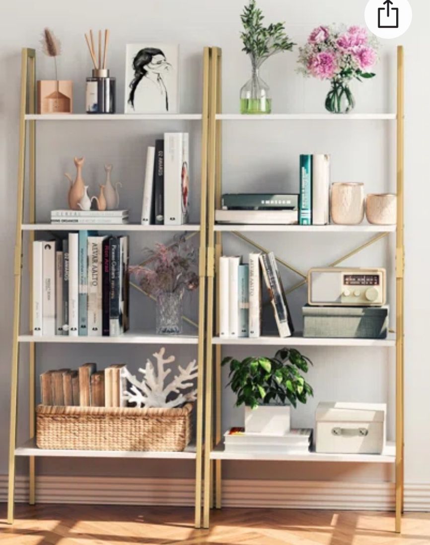 2 Ladder Bookcases