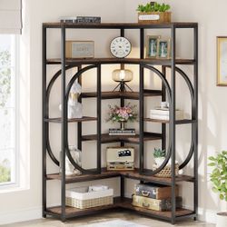 Shelf / L Shaped Bookshelf / Corner Shelf 