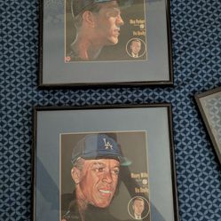 Vin Scully, Wes Parker, Maury Wills-Record Interview Cover Art