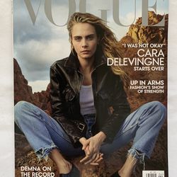 Vogue Cara Delevingne “I Was Not Ok Starts Over” Issue April 2023 Magazine