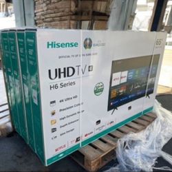 65 “ Hisense Smart 4K LED HDR TV
