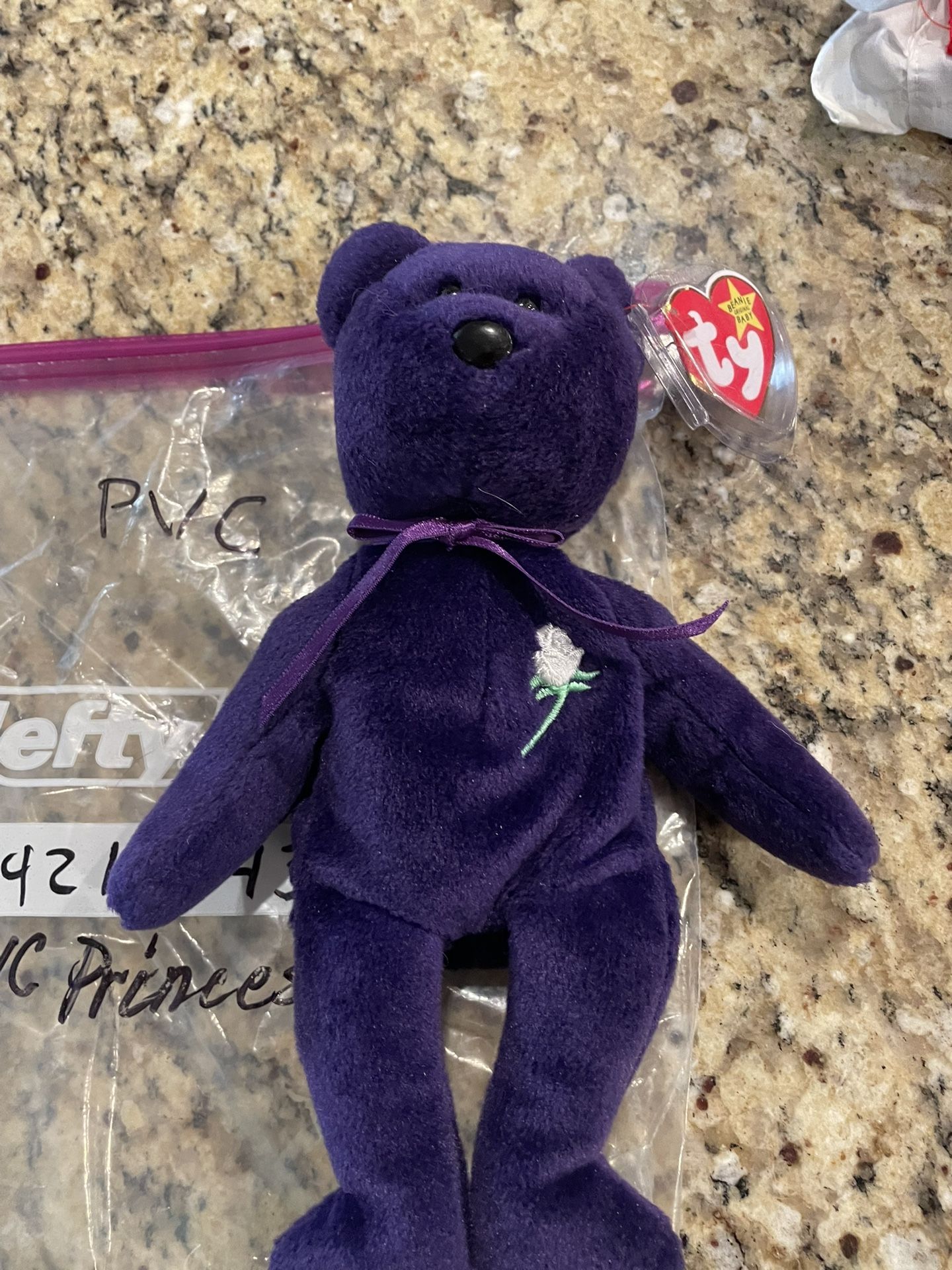 Beanie baby Princess Diana PVC Pellets