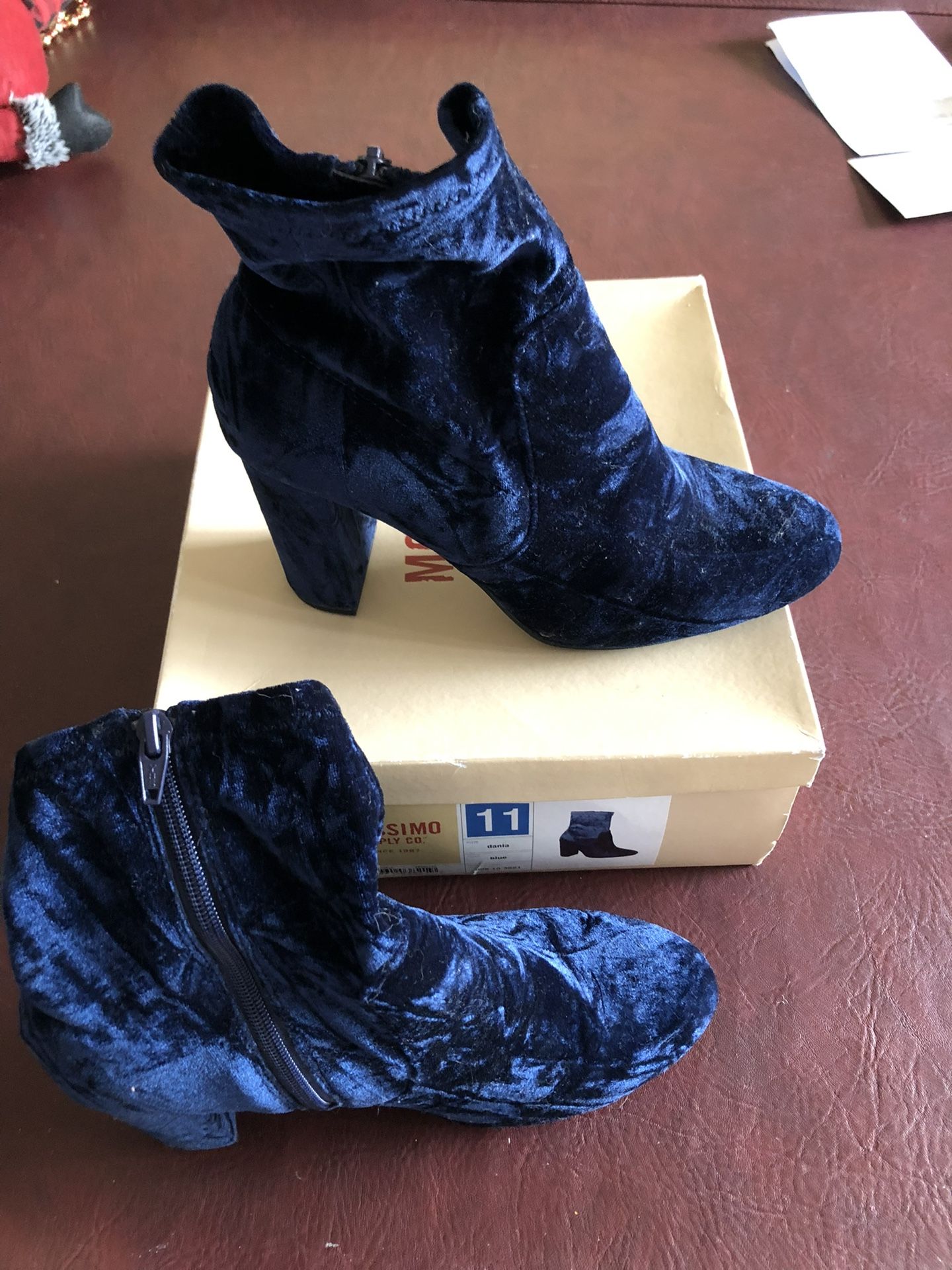 Boots Blue suede – women 11
