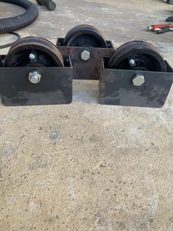 4-inch V-Groove Sliding Gate Wheel with Mounting Box