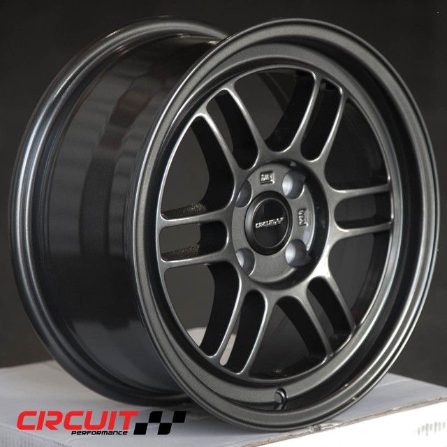 15x7 +28 4x100 New Circiut Performance Cp37 Wheels