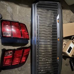 Truck tail lights and Front Grill