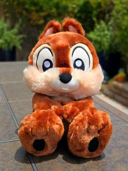 Disney Parks Chip 'n Dale 11" Plush Toy - Big Feet / Paws Chip Stuffed Animal
