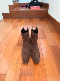 KHAITE suede boots 37