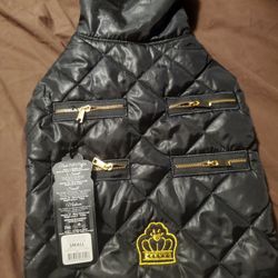 New Posh Pup Black Puffer Pet Small