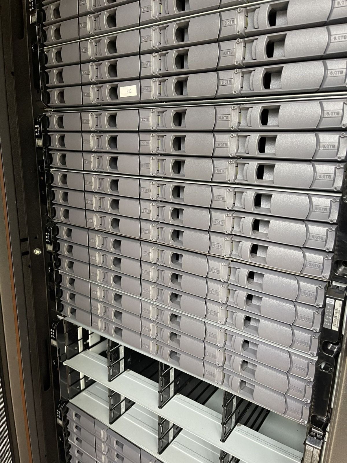 NetApp DS4246 Disk Array Shelf W/ 24x SAS SATA Trays 2x IOM6 Expansion JBOD