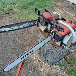 Two Chain Saws 