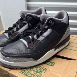 Retro Jordan Cement 3s Size 12 