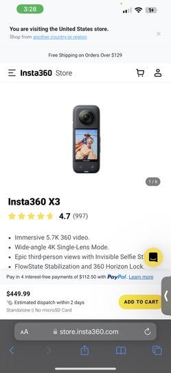Insta 360 X3